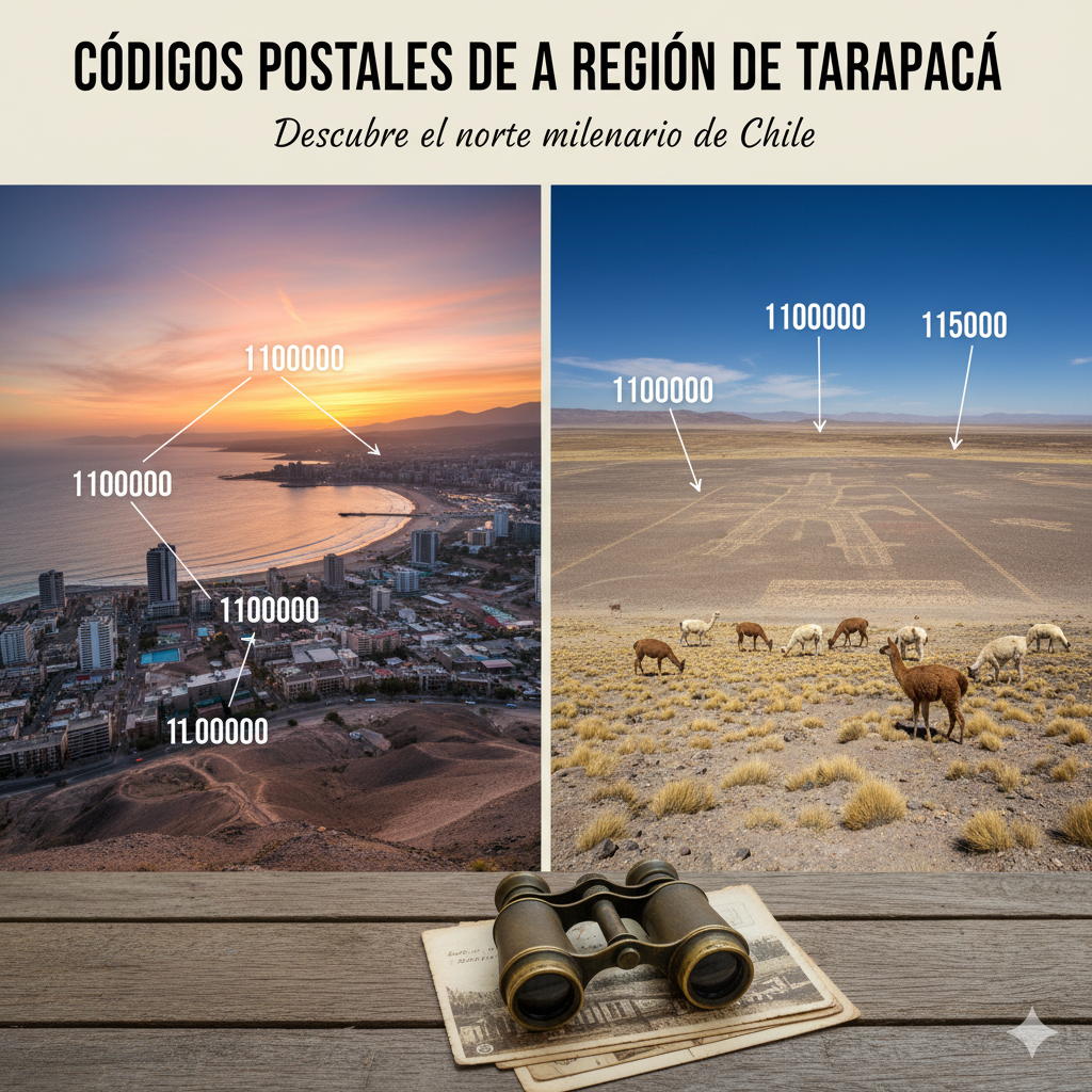 Códigos Postales de la Región de Tarapacá
